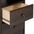 thumbnail image 3 of Prepac Astrid 2-Drawer Nightstand, Rich Espresso, 3 of 7