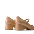 thumbnail image 5 of Women's Mary Jane Block Heel Pumps with Square Toe and Buckle Strap, 5 of 7
