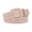 Pink, variant on Women Belt Multi Holes Adjustable Length Square Buckle Faux Leather Waistband Jeans Dress Coats Candy Color Belt