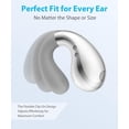 thumbnail image 3 of Auriculares Boytond Ultra Open Ear con clip, impermeables, plateados, 3 of 7
