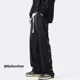 thumbnail image 4 of Pantalones casuales de pierna recta y holgados de moda para hombre, pantalones deportivos a prueba de viento de estilo coreano de verano, pantalones de marca de moda para hombre, 4 of 5