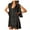 Black, variant on Ichuanyi Woman Dress, Summer Fashion Women off shoulder Summer Beach Casual Evening Party Short Mini Dress