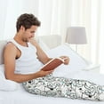 thumbnail image 5 of Bixox Men's Bicycle Patterned Pajama Pants with Pockets Lounge Clothes for Home, 5 of 5