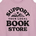 thumbnail image 3 of Instant Message - Support Your Local Bookstore - Women's Racerback Tank Top, 3 of 6