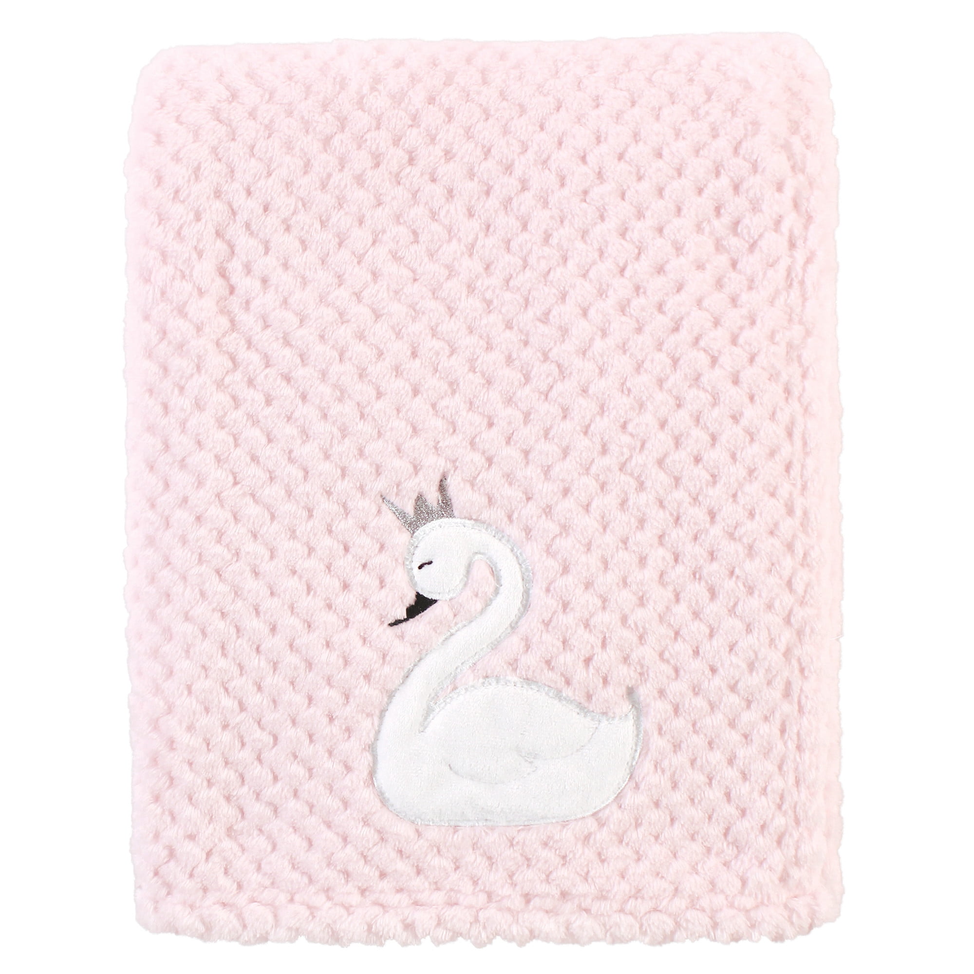swan baby blanket