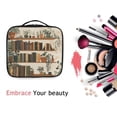 thumbnail image 6 of FORMRS Travel Makeup Bag Large Capacity Train Case Cosmetic Organizer with Adjustable Dividers, Shelf Plants, 6 of 8