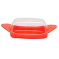 thumbnail image 1 of Butter Dish, Butter Box Freshness-Keeping PP+Stainless Steel Durable  For Butter For Cheese For Home For Restaurant Red, 1 of 8