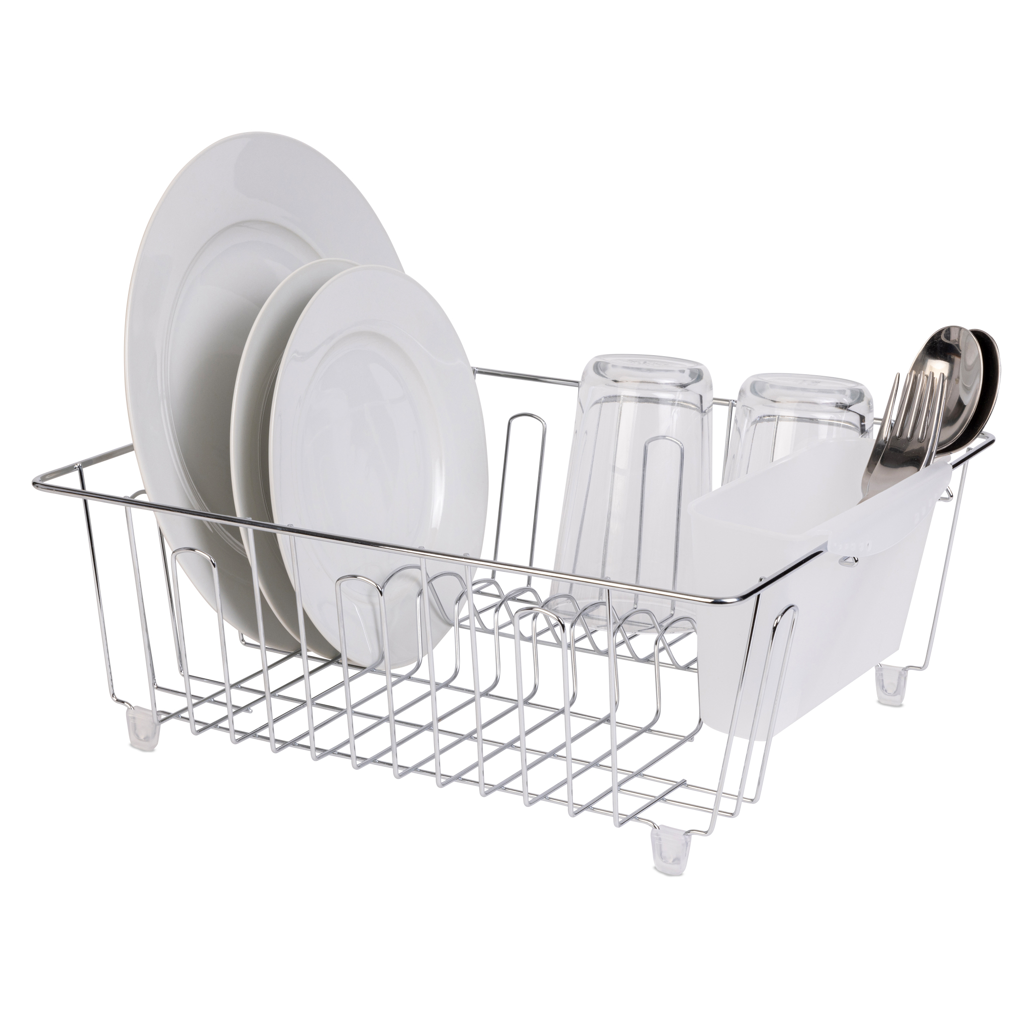 Mainstays Small Wire Dish Rack - Chrome - 14.17