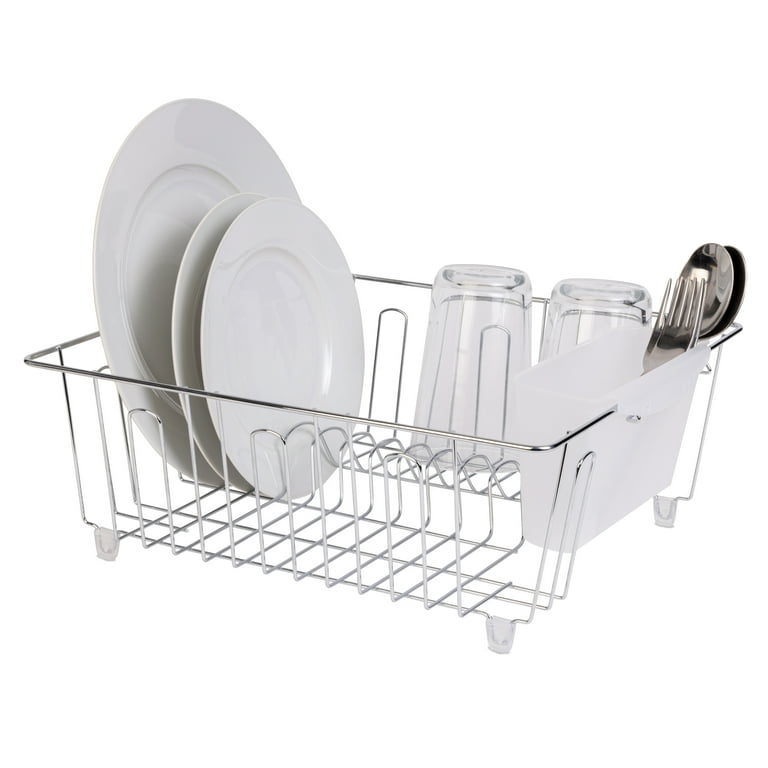 White Wire Dish Drying Rack