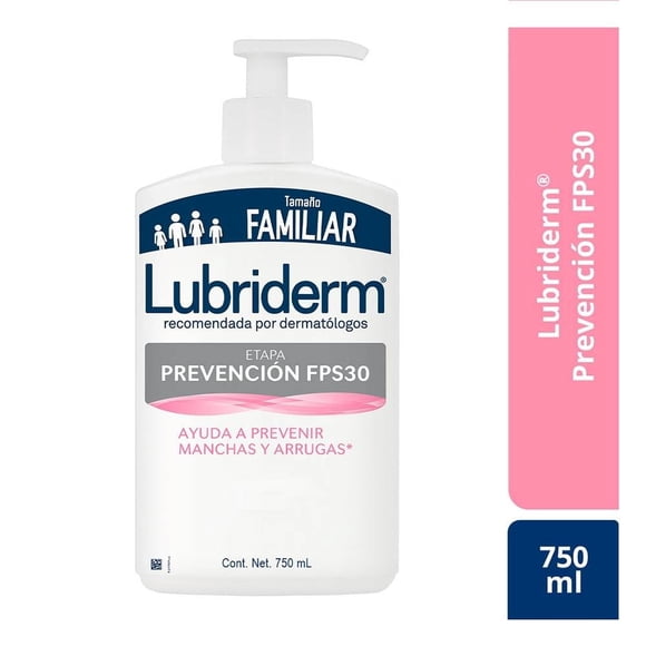 Crema corporal Lubriderm prevención 750 ml