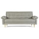 thumbnail image 5 of Sofá Cama Makora Salam con Memory Foam Color Gris Claro Lino Respaldo Reclinable de 3 Posiciones, 5 of 7