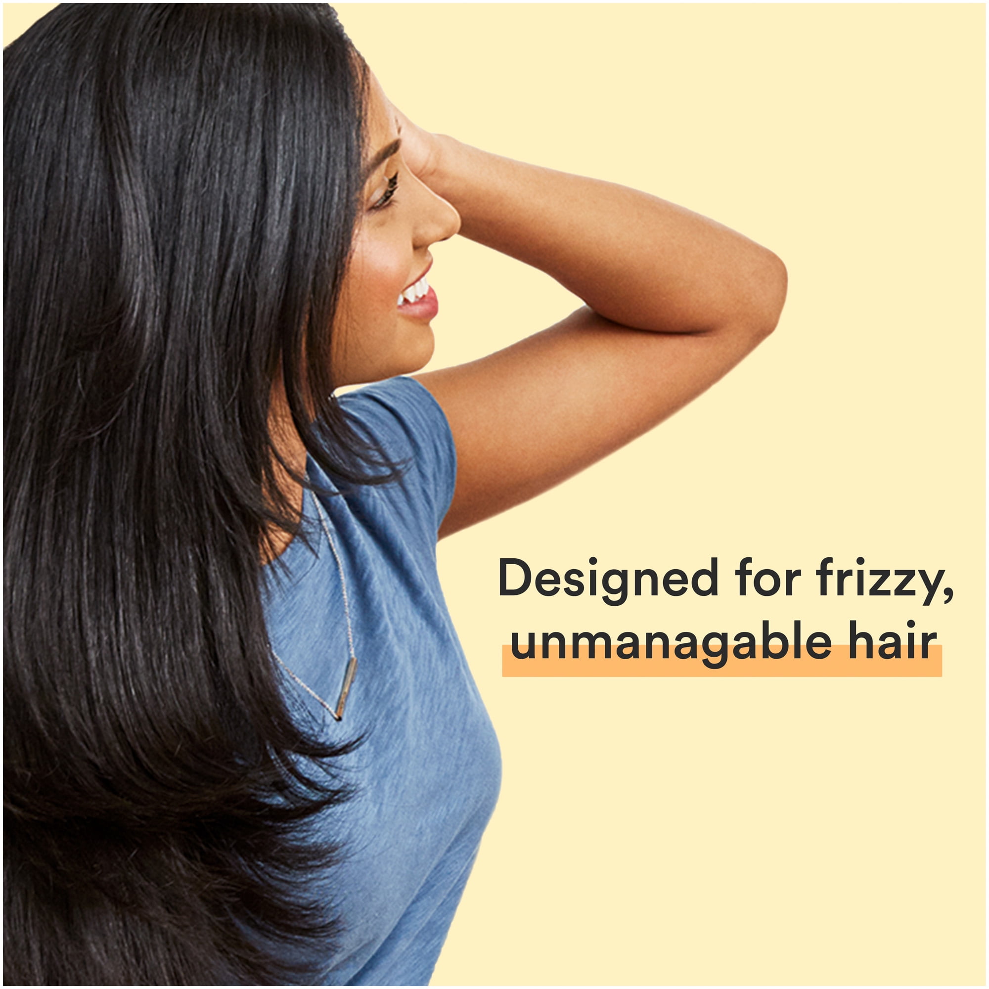 Suave Professionals Frizz Control Moisturizing Daily Shampoo & Conditioner with Keratin, Full Size Set, 2 Pack