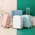 Luggage case aluminum frame pull rod luggage wheel new password travel