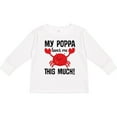 thumbnail image 3 of Inktastic My Poppa Loves Me Childs Crab Boys or Girls Long Sleeve Toddler T-Shirt, 3 of 5
