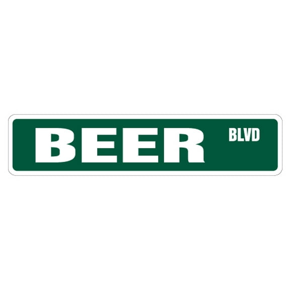 Beer Street [3 Pack] of Vinyl Decal Stickers |for Laptop Car