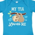 thumbnail image 4 of Inktastic My Tia Loves Me with Sloth and Hearts Boys or Girls Baby Bodysuit, 4 of 5