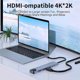 thumbnail image 2 of 8in1 USB-C Type C HD Output 4K HDMI Usb 3.0 HUB Adapter For MacBook iPad, 2 of 4