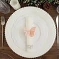 thumbnail image 6 of BalsaCircle 12 Laser Cut Butterfly Napkin Rings Dinner Party Wedding Decorations Events Reception Supplies, 6 of 8