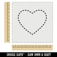 thumbnail image 2 of Heart Dashed Love Outline DIY Cookie Wall Craft Stencil - 11.5 Inch, 2 of 5
