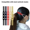 thumbnail image 3 of 5pcs Anti-dust Face Mask Earband Extension Hook Half Facepiece Respirator Ear Ropes 4-gear Adjustable Buckle Adults, 3 of 8