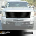 thumbnail image 2 of Stehlen 642167821304 Vertical Front Hood Bumper Grille - Matte Black For 2007-2013 Chevy Silverado 1500, 2 of 5