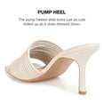 thumbnail image 2 of Journee Collection Womens Calliope Tru Comfort Foam Open Toe High Stiletto Pumps, 2 of 6