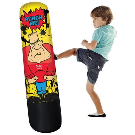 Pure Boxing Bully Bag Inflatable Punching Bag for Kids,