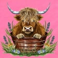 thumbnail image 2 of CafePress - Highland Cow Sitting In A Metal - Cute Infant Bodysuit Baby Romper - Size Newborn - 24 Months, 2 of 3