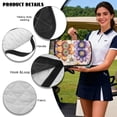 thumbnail image 5 of Uorisanigo Universal Golf Cart Seat Covers, Boho Floral Highland Cow Golf Cart Seat Blanket Covers with 4 Pockets for Your Golf Items, for EZGO TXT RXV/Club Car DS Precedent, 5 of 6