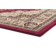 thumbnail image 5 of Sensation Transitional 5' x 7' Red and Beige Polypropylene Indoor Area Rug, 5 of 8