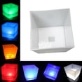 thumbnail image 2 of Cubo de LED Refrigerador de Vino Cerveza Forma Trapezoidal Moderno Accesorio Cocina 7 colores Macarena Refrigerador del hielo, 2 of 8