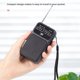 thumbnail image 5 of Mini radio portátil SUSUchens, diseño fácil de usar, fácil de transportar, funciona con pilas, radio pequeña AM/FM con linterna LED blanca, 5 of 8