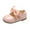 Pink, variant on Quealent Infant Baby Girls Mary Jane Flats Bow Non-Slip Soft Sole Princess Toddler First Walkers Sneaker Wedding Dress Shoes Black for Size 9