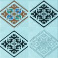 thumbnail image 1 of Ahgly Company Machine Washable Indoor Square Transitional Deep-Sea Green Area Rugs, 7' Square, 1 of 7