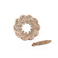 thumbnail image 1 of Mujeres Boda Flor Diamante Cristal Broche Pin Hebilla Titular Clips Joyería Regalos Fernando Pin de la broche, 1 of 7