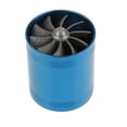 thumbnail image 4 of El vehículo del coche del ahorro de combustible del gas del sobrealimentador del doble de 65m m reduce el azul de la emisión Baoblaze Coche turbo, 4 of 8