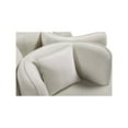 thumbnail image 6 of Meridian Furniture Circlet Roundabout Sofa with Gold Iron Legs, Cream Velvet, 6 of 9