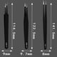 thumbnail image 3 of Pinzas AntiestáTicas Rectas y Curvas, Juego de 12 Unidades, Pinzas ESD, Herramientas de ReparacióN Industrial de Acero Inoxidable, 3 of 5