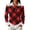 Multicolor, variant on Christmas Shirt for Women Long Sleeve Reindeer Print Blouses Comfy Collared Henley Merry Christmas Shirts Fall Spring Going Out Streetwear Yellow XL