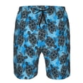 thumbnail image 4 of Naloa Bohemian Sea Turtle Men's Beach Shorts, Surfing shorts, Swim trunks, Quick Dry Swim Trunks for Surfing Beach Fun - Medium, 4 of 9