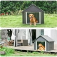 thumbnail image 3 of Large Dog House for Dog Outdoor Indoor Waterproof Dog House Kneel Weather & Water Resistant Pet Kennel, 3 of 7