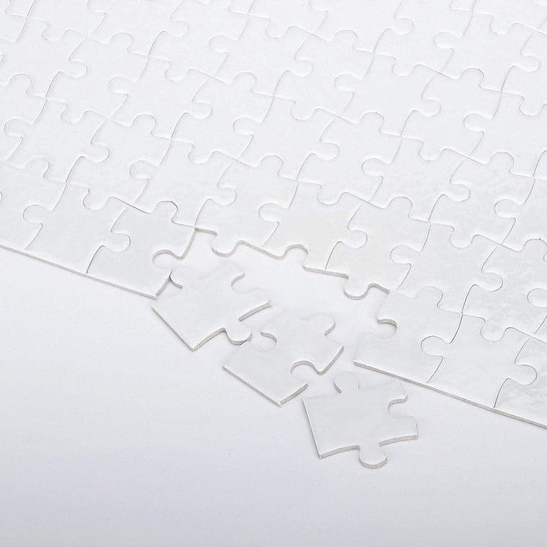 25-Pack A5 Sublimation Jigsaw Puzzles - Blank Heat Transfer Puzzles For Custom Photo Gifts (63 Pieces Each, 6.6x8.66 Inches)