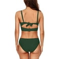 thumbnail image 6 of Women's High Waisted Bikini Swimsuits Crop Top 2-Pieces Bathing Suits, 6 of 7