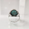thumbnail image 6 of Natural Blue Copper Turquoise Ring, Turquoise Ring, December Birthstone, Designer Band, 925 Sterling Silver, Womens Ring, Christmas, Thanksgiving, Handmade, Statement Jewelry, Natural Turquoise Ring, 6 of 6