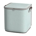 thumbnail image 1 of Home Textile Storage Foldable Containers for Clothes and Linens with Top Opening and Double Zipper Versatile Closet Organizer for Clothing Blankets Comforters and Toys, 1 of 3