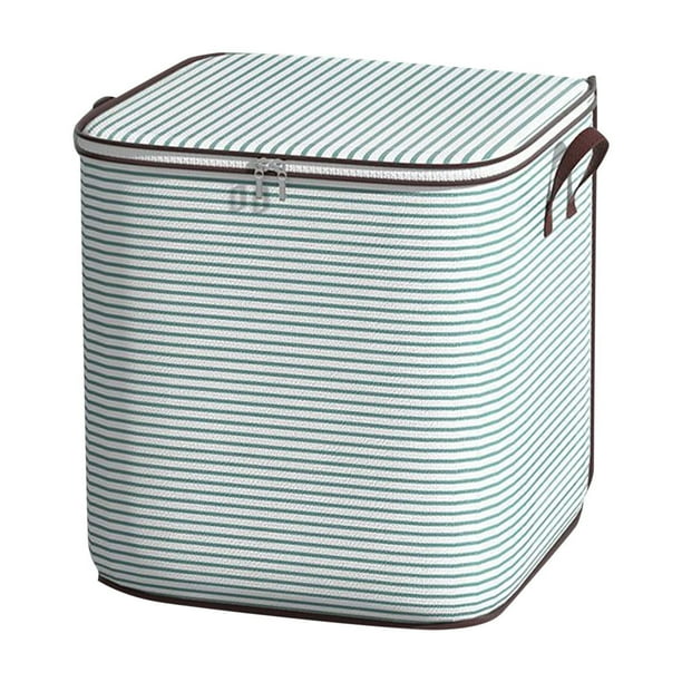 Bolsas de almacenamiento plegables para guardar ropa Organizadores de armario Contenedores de almacenamiento con apertura superior completa y doble cremallera para ropa, mantas, edredones y juguetes