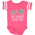 thumbnail image 3 of Inktastic My Grampa Loves Me Grandchild Gift Boys or Girls Baby Bodysuit, 3 of 5