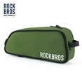 thumbnail image 2 of ROCKBROS Bicycle Frame Bags ROAD TO SKY Series Top Tube Waterproof/Durable Outdoor Bag Green, 2 of 17