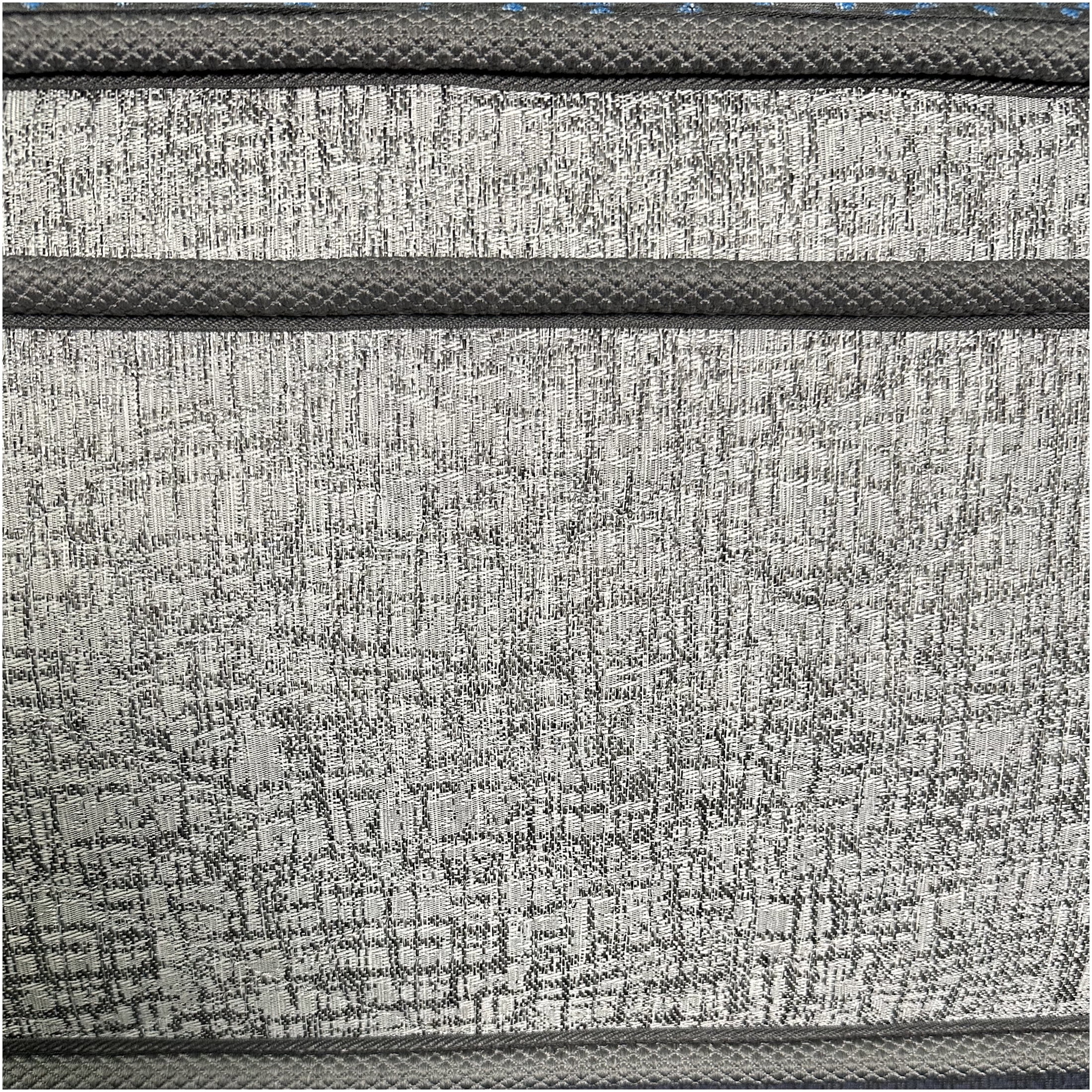 JERFIT 10 Inch Hybrid Twin Mattress, Euro Top with Pocket Coils, Cooling Foam for Plush Support, Grey Blue