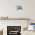thumbnail image 3 of Stupell Industries Modern Crab Portrait Animals & Insects Painting White Framed Art Print Wall Art, 12 x 12, 3 of 9